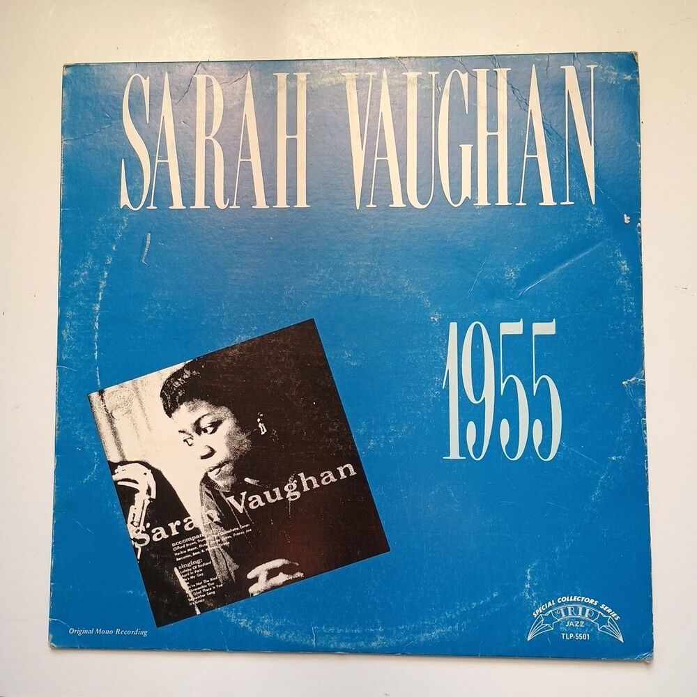 Sarah Vaughn 1955 Vinyl Record 12" LP Vintage Trip TLP-5501 Mono
